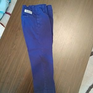 Blue casual pants